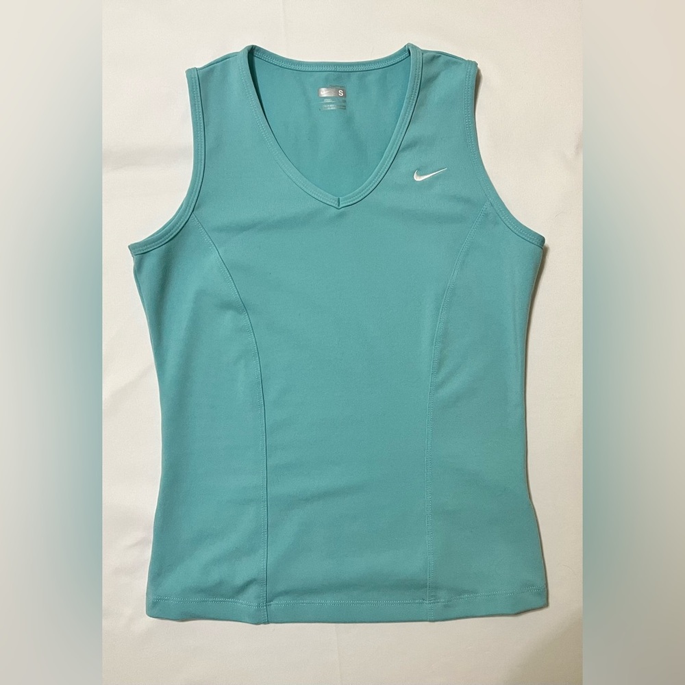 Nike Fit Dri Athletic Top - Small - Turquoise